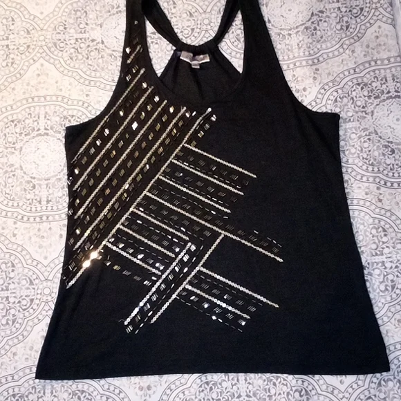 Black Embellished tank top - Picture 7 of 7
